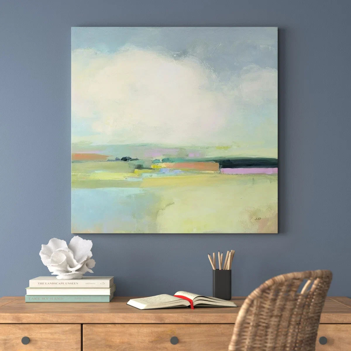 " Colorful Horizon I " by Julia Purinton Painting Print