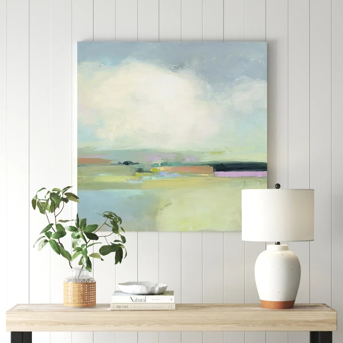 " Colorful Horizon I " by Julia Purinton Painting Print