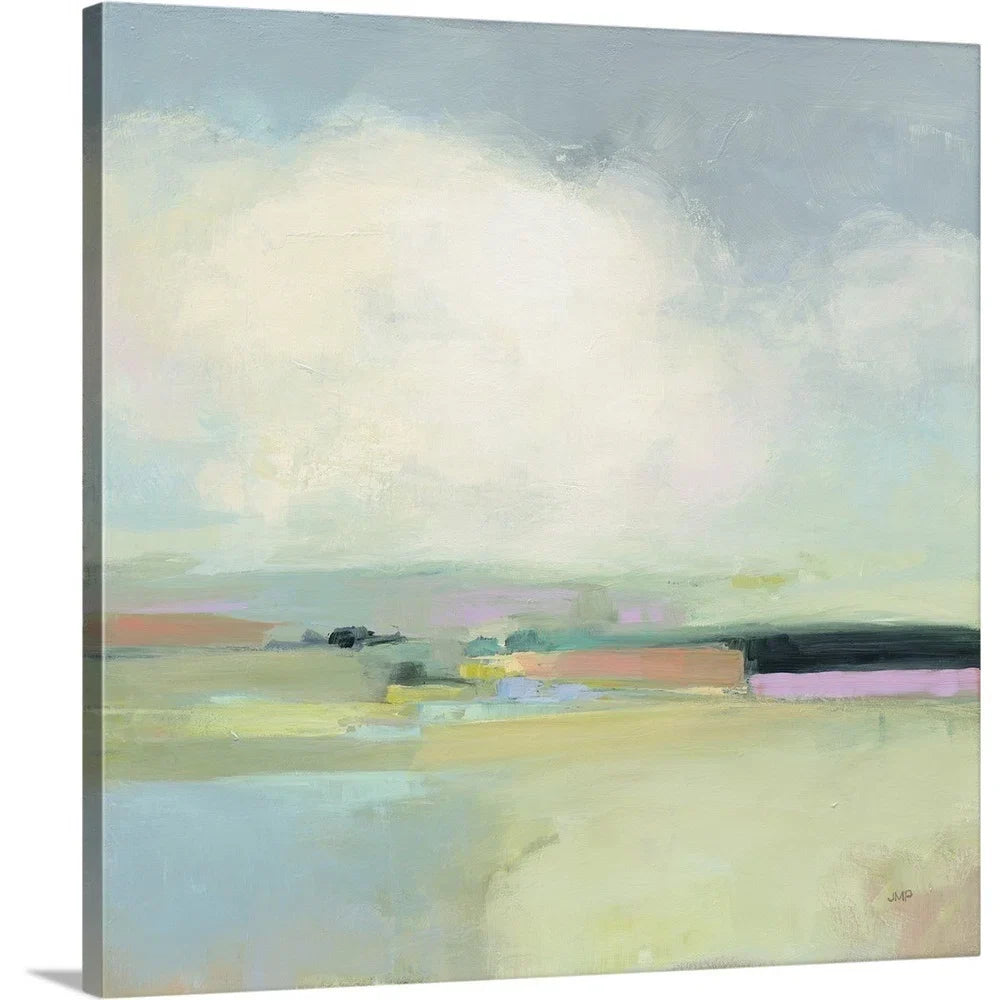 " Colorful Horizon I " by Julia Purinton Painting Print