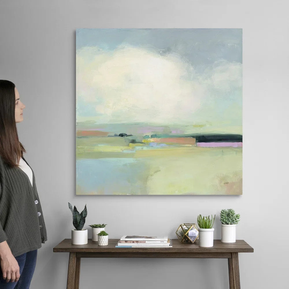 " Colorful Horizon I " by Julia Purinton Painting Print
