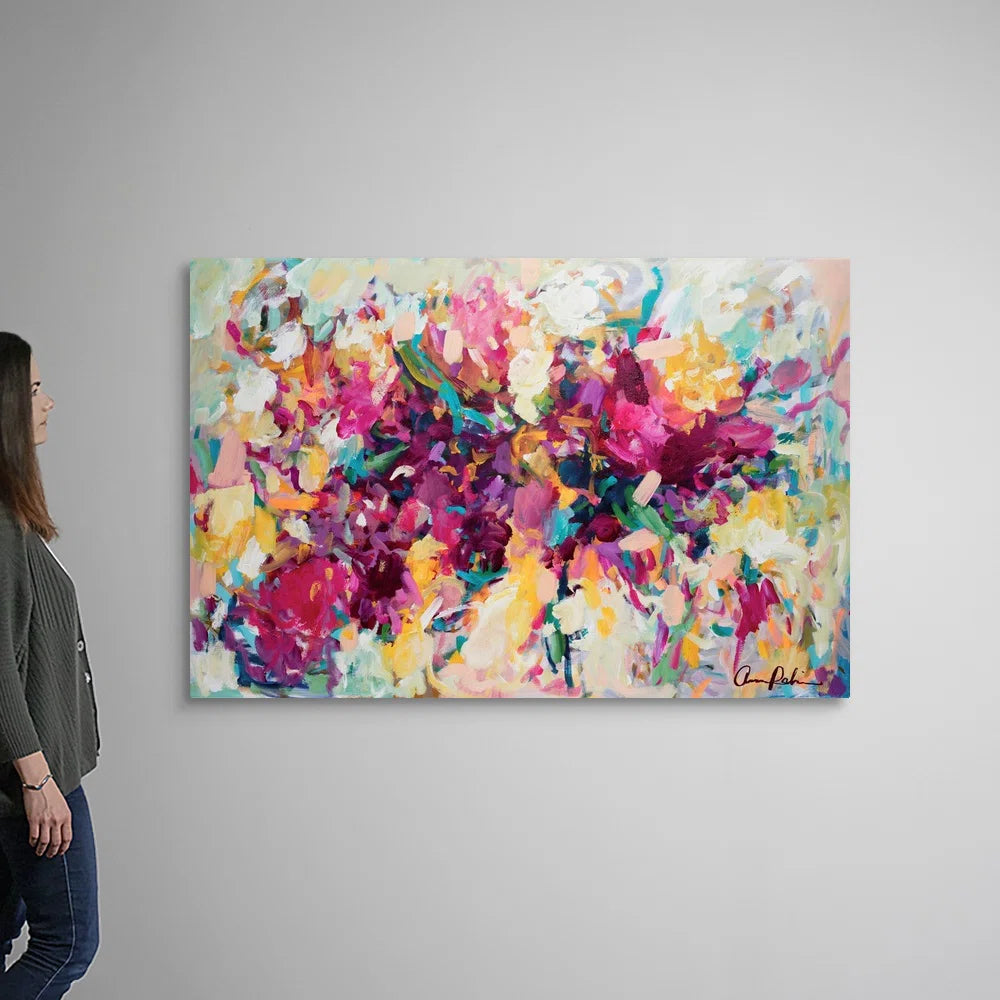 "Invitation" Painting Print on Canvas by Amira Rahim